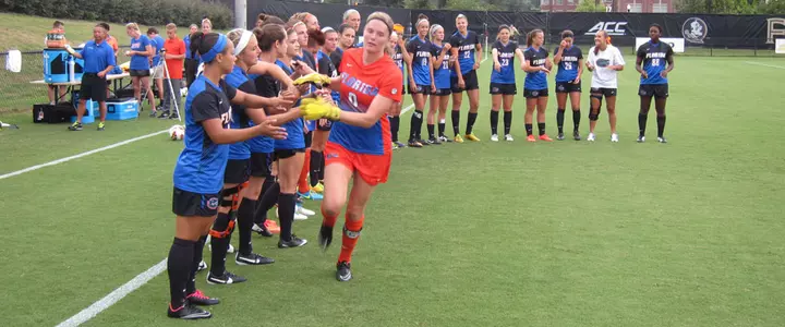 No. 8 Florida Soccer Wins 2-1 at No. 2 Florida State
