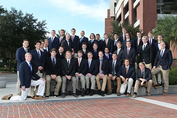 2015 Men's Swimming & Diving Roster Team Photo