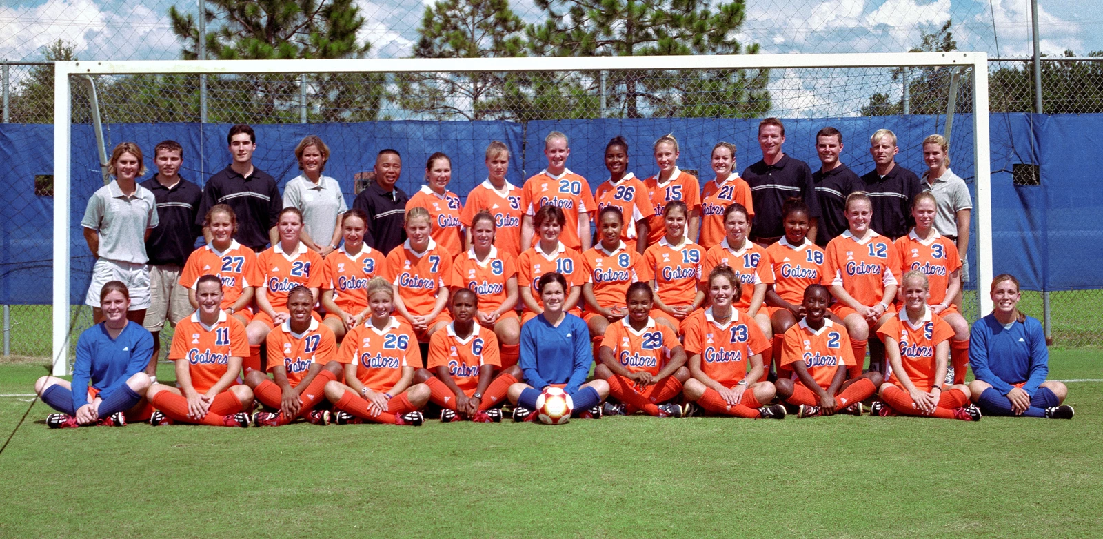 2002 Florida Soccer team photo