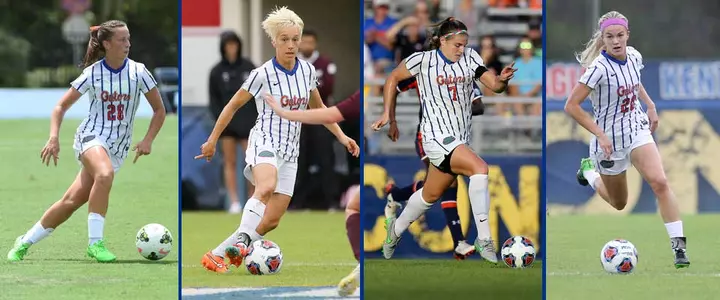 Four Gator Soccer Players Named to NSCAA All-South Region Teams