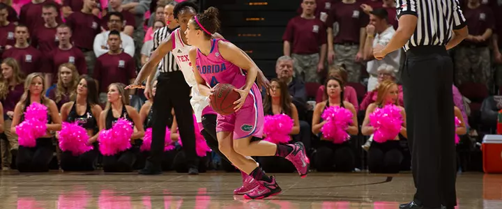 Gators Fall on Road to #15 Texas A&M, 66-46