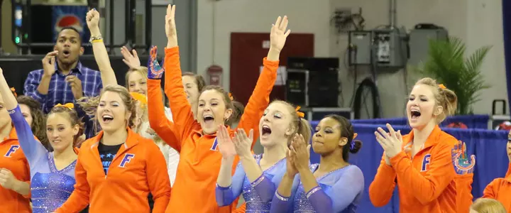 No. 2 Florida gymnasts at No. 8 Arkansas Friday