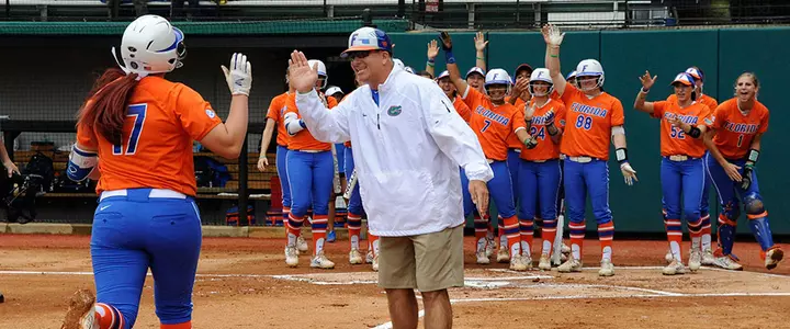 Haeger Sets Florida, SEC Home Run Records as Gators Sweep Doubleheader