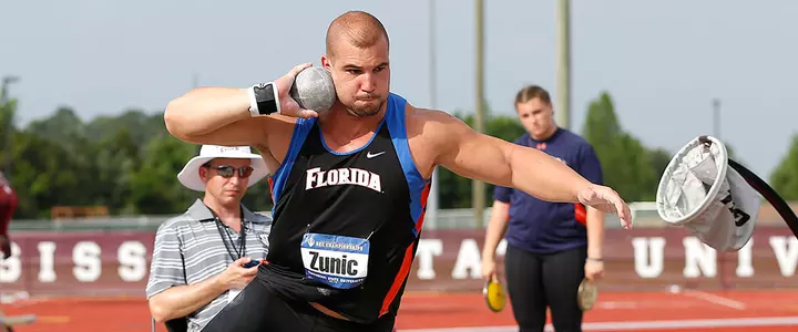 Dendy, Zunic Capture Conference Titles on Day Two of SEC Outdoor Championships