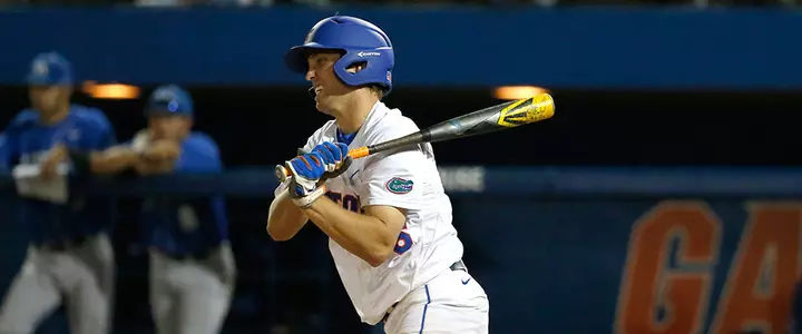 Three-Run Double by Larson Helps No. 8 Florida Capture Series At Georgia, 7-4