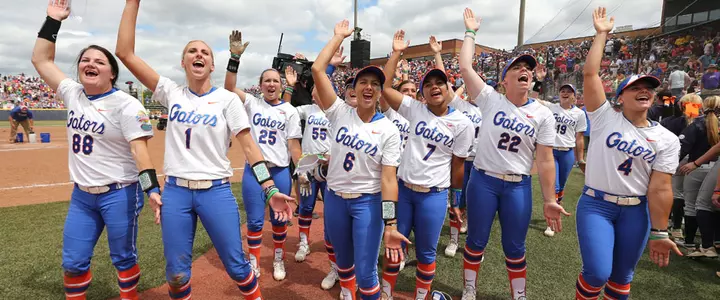 Gators Down Auburn, 3-2, in Extra Innings to Secure Spot in WCWS Championship Series