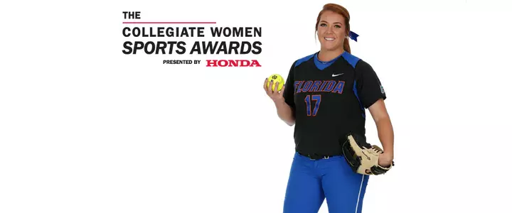 Florida softball senior Lauren Haeger wins 2015 Honda Sports Award