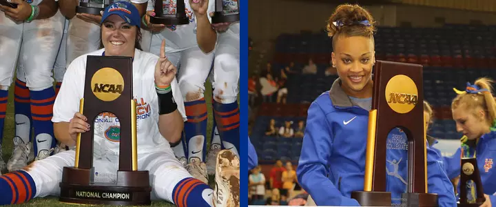 Florida’s Lauren Haeger and Kytra Hunter in L.A. for 2015 Honda Sports Award ceremony