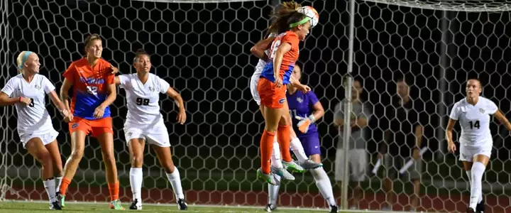 Preseason No. 8 Florida Soccer Opens with 2-0 Win at No. 17 UCF