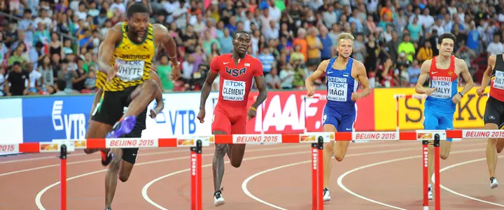 Clement Races into 400-Meter Hurdles Final on Day Two of IAAF World Championships