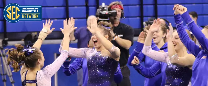 Six Gator Gymnastics SEC meets to air on SEC Network or ESPN Platform in 2016