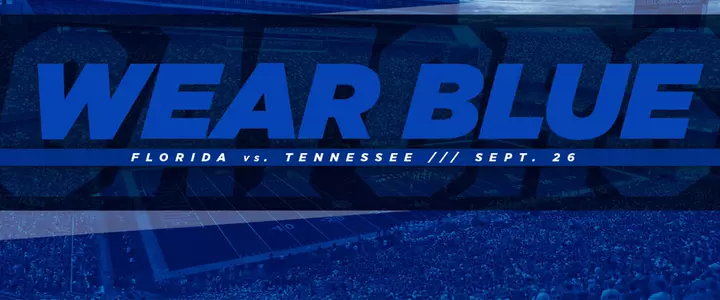 #WearBlue for Tennessee Game - #TENNvsUF