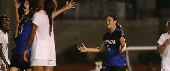 Florida’s Brooke Sharp is SEC Co-Offensive Soccer Player of the Week