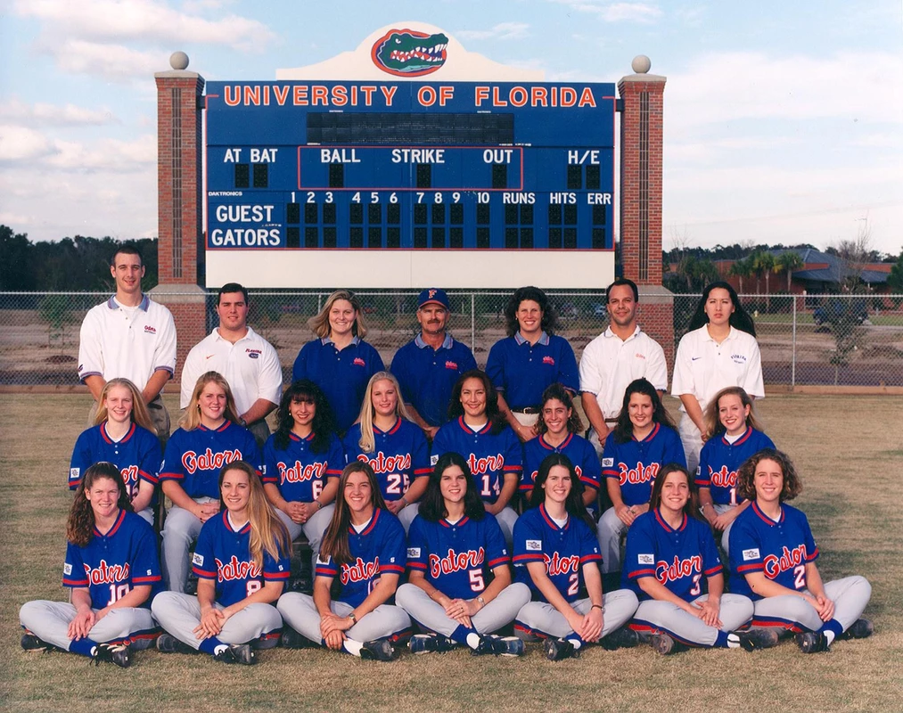 1997 Florida Softball team & staff