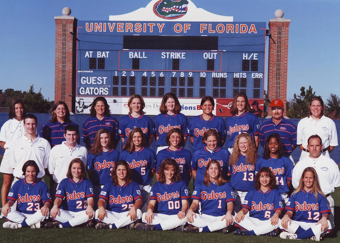 2000 Florida Softball team & staff