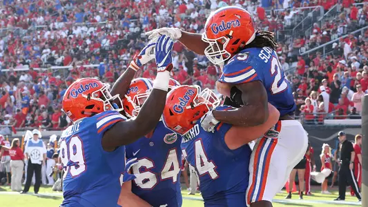 Jordan Scarlett, happy Gators