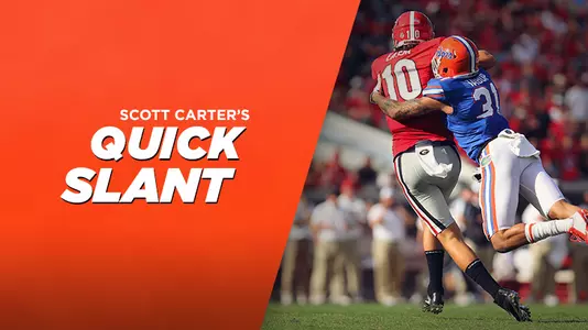 Scott Carter's Quick Slant - UFvsUGA - Tabor