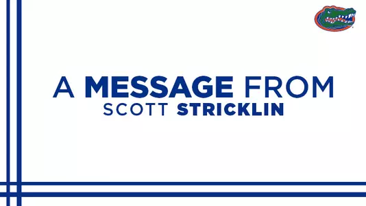 Stricklin Welcome Letter