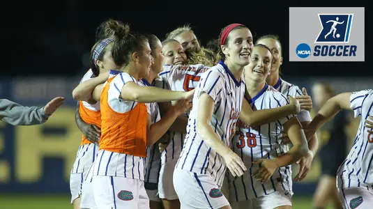Sarah Troccoli & Gators celebrate - 11-2-16 vs Missouri