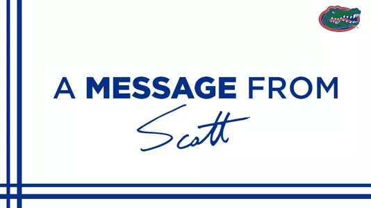 Message From Scott Header