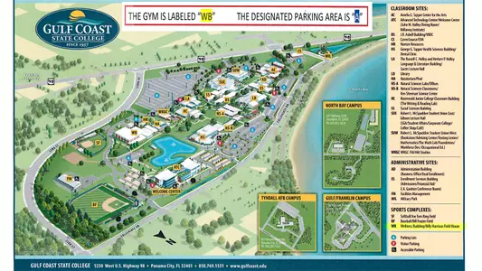 Gulf Coast State College map
