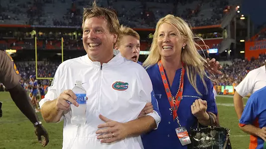 Jim McElwain and Karen McElwain