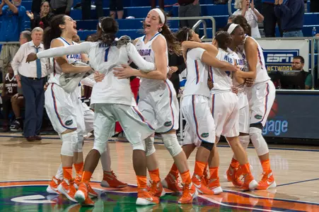 team celebrate
