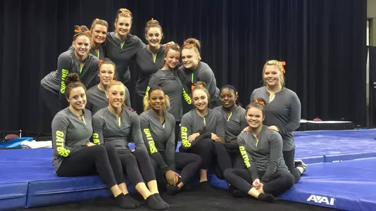 Gators prior to NCAA Super Six warm-up