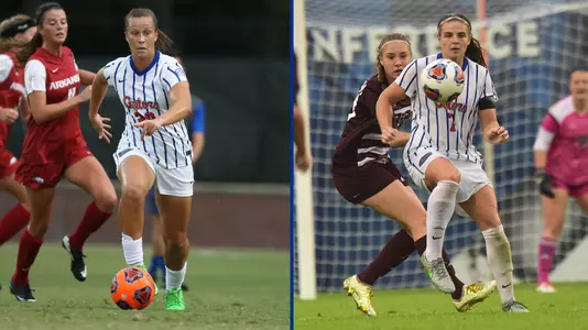 Meggie Dougherty Howard and Savannah Jordan - 2015 soccer