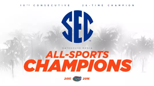 2015-16 Southeastern Conference All-Sports Trophy