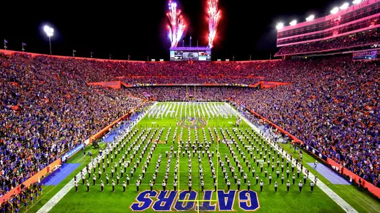 Ben Hill Griffin Stadium Fireworks