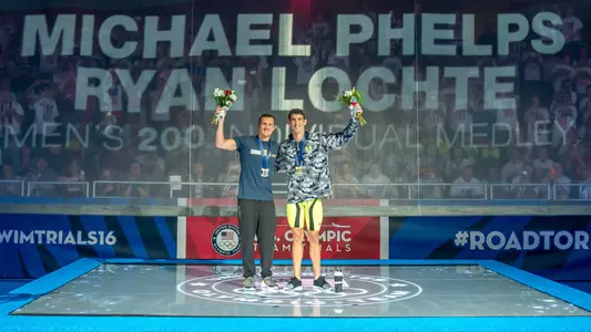 Ryan Lochte and Michael Phelps