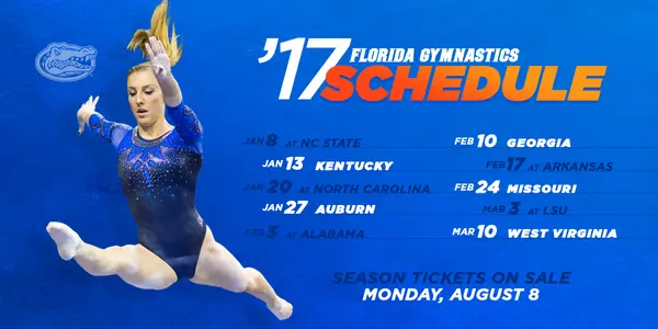 2017 Gymnastics Regular-Season Schedule - Season Tickets