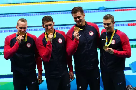 Caeleb Dressel at the 2016 Olympic Games (8-7-2016)