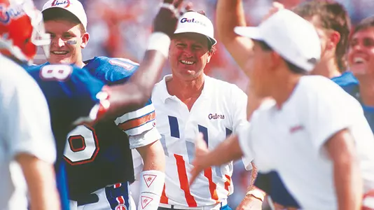Steve Spurrier smiling 1990