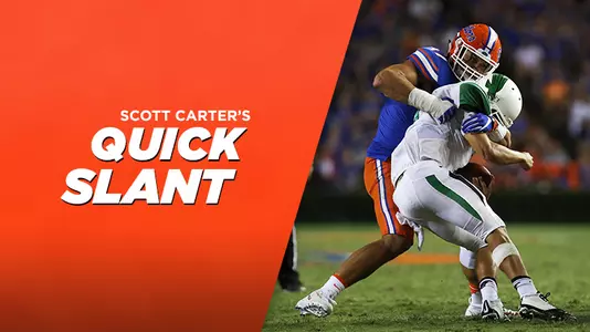 Scott Carter's Quick Slant - UNTvsUF