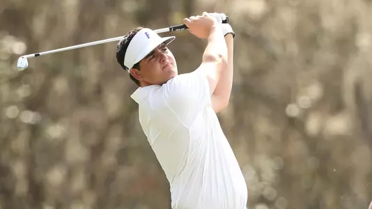 Ryan Orr tees off