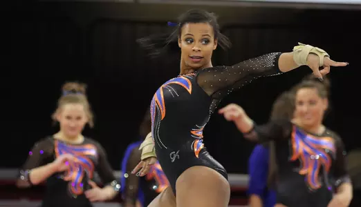 Kennedy Baker - 2017 floor exercise at NC State 1-8-17