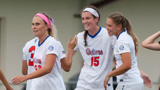 Sarah Troccoli - 10-19-17 vs Kentucky goal celebration