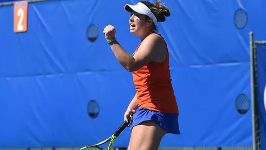 Brooke Austin fist pump