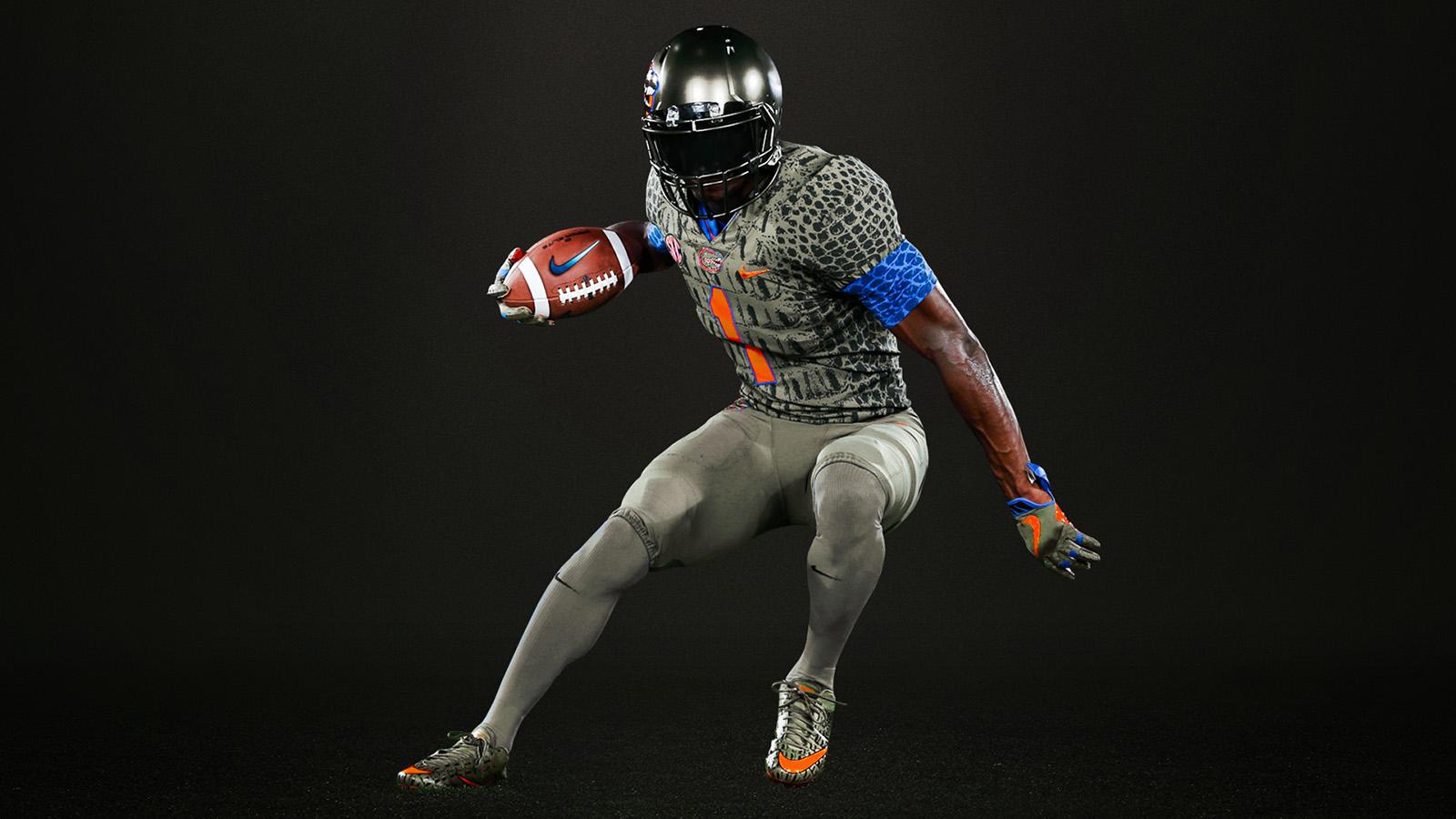 florida football alternate helmets Gators Blue Authentic Speed point chinstrap with Cam Florida Gators Riddell Speed Authentic