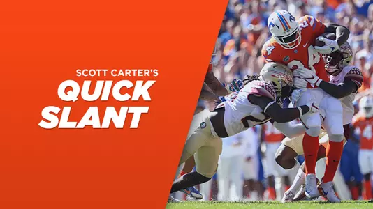 Scott Carter's Quick Slant - FSUvsUF (Thompson)