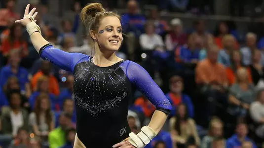 Grace McLaughlin - floor exercise vs Georgia 2-10-17