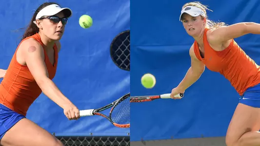 Ingrid Neel, Belinda Woolcock SEC weekly awards split photo