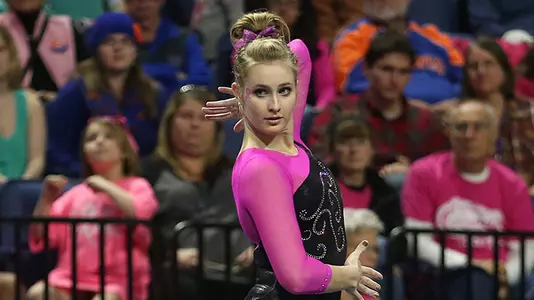 Claire Boyce - floor exercise versus Auburn 1-27-17