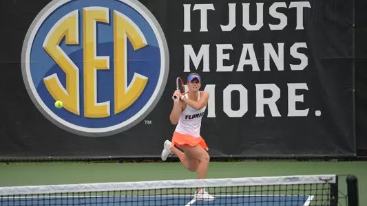Belinda Woolcock backhand, SEC Tournament
