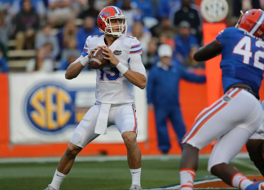 Feleipe Franks in Spring Game