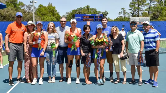 Senior Day, Kourtney Keegan, Spencer Liang, Belinda Woolcock, Family
