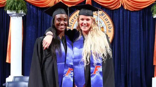 Ronni Williams and Brooke Copeland graduation