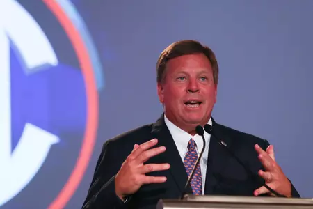 Jim McElwain (2017 SEC Media Days)